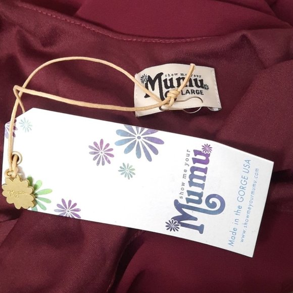 SMYM Caitlin Ruffle Red Maxi Dress - Picture 8 of 9